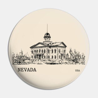 Nevada State USA Pin
