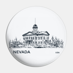 Nevada State USA Pin