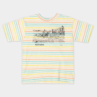 Nevada USA Kids T-Shirt