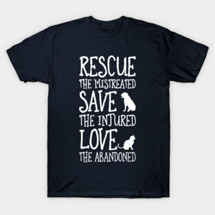 Pet Love | Rescue-Save-Love T-Shirt