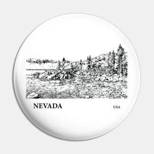 Nevada USA Pin