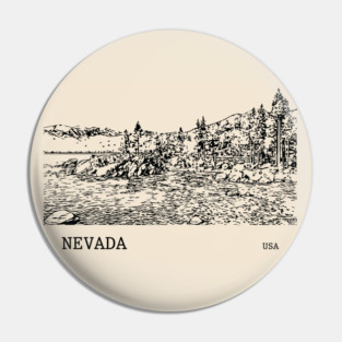 Nevada USA Pin