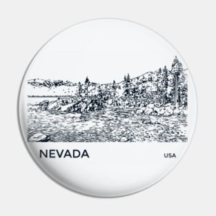 Nevada USA Pin