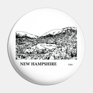 New Hampshire USA Pin