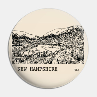 New Hampshire USA Pin