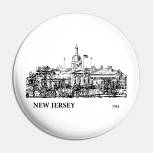 New Jersey State USA Pin