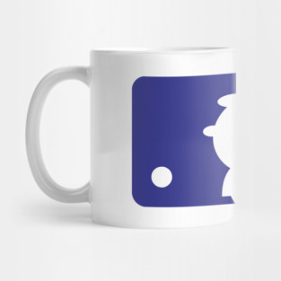 Mr. Met Baseball League Logo Mug