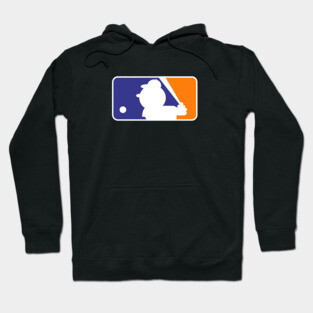 Mr. Met Baseball League Logo Hoodie