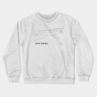 New Jersey USA Crewneck Sweatshirt