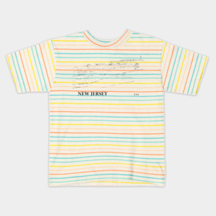 New Jersey USA Kids T-Shirt