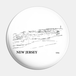 New Jersey USA Pin