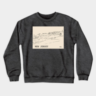 New Jersey USA Crewneck Sweatshirt