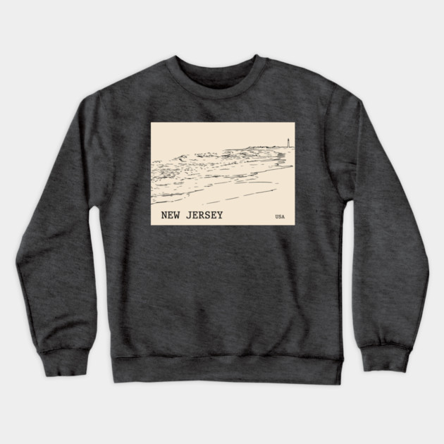 New Jersey USA Crewneck Sweatshirt by Lakeric