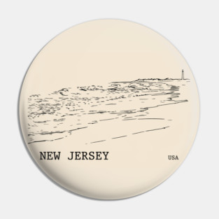 New Jersey USA Pin
