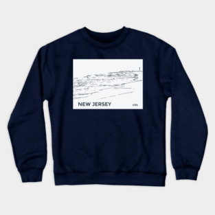 New Jersey USA Crewneck Sweatshirt