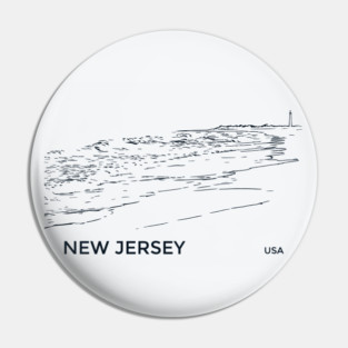 New Jersey USA Pin