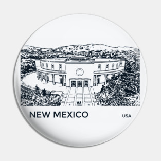 New Mexico State USA Pin