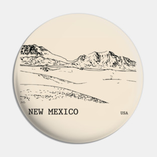 New Mexico USA Pin