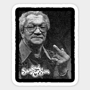 Fred Sanford  Middle Finger Sticker
