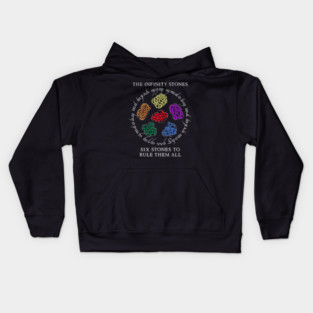 Infinity Stone one to rule them all Kids Hoodie