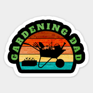 Gardening Dad Sticker