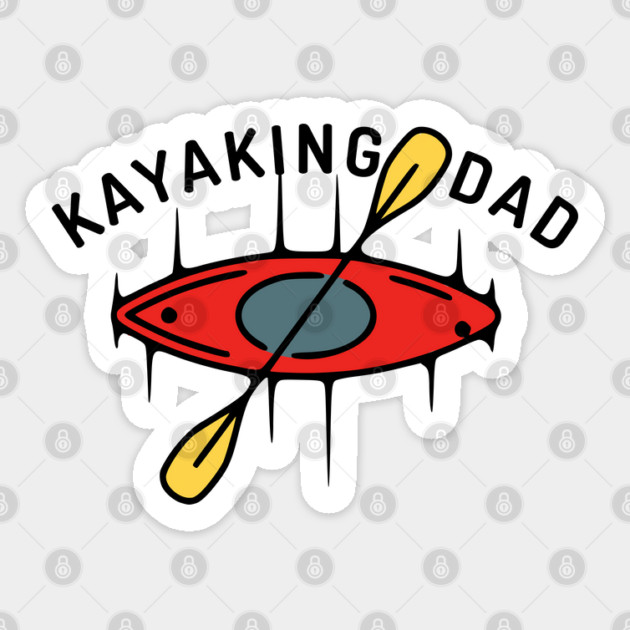 Kayaking Dad Sticker by HolidayBug