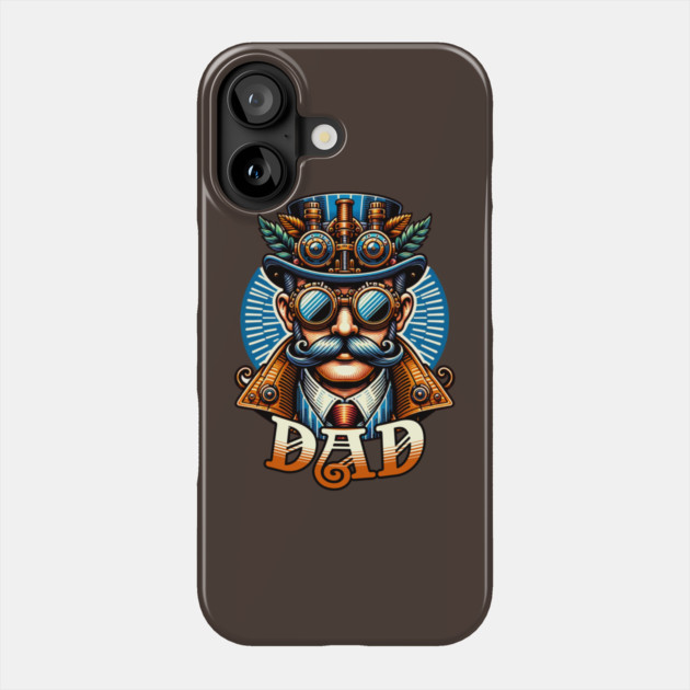 Steampunk Dad Phone Case by HolidayBug