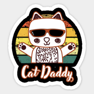 Cat Daddy Sticker