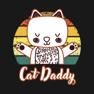 Retro Cat Daddy T-Shirt