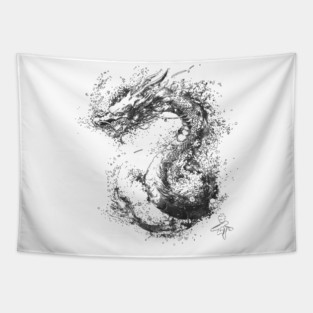 japanese dragon Tapestry