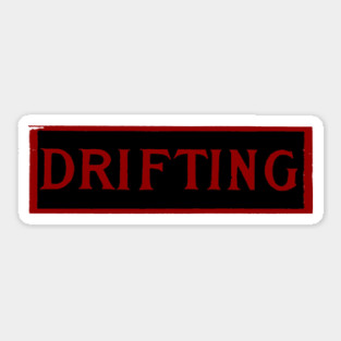 Drifting Sticker
