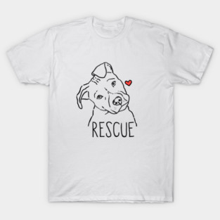 Pitbull Rescue, Pittie Head Tilt, Pittie Rescue, Pitbull Puppy T-Shirt