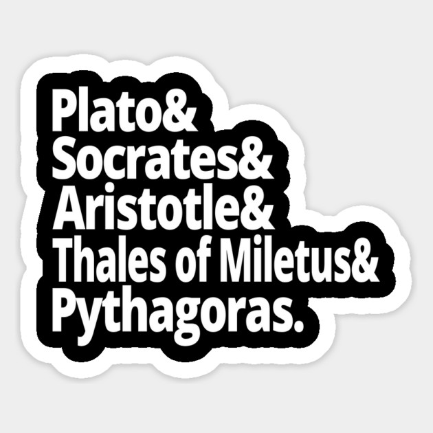 Ancient Greek Philosophers Plato Socrates Aristotle Pythagoras Thales of Miletus Magnet by Yesteeyear