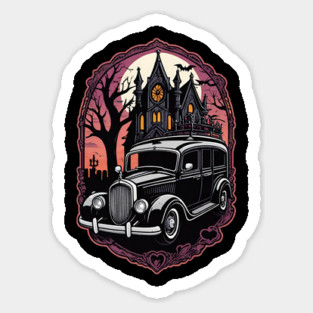 Love My Hearse Sticker