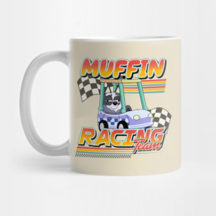 Muffin Racing Team, Vintage Style Club Car Mug