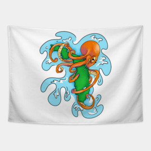 Florida Kraken Tapestry