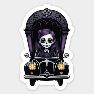 Hearse Girls Sticker