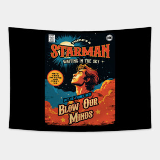 There's A Starman Waiting in the Sky Tapestry