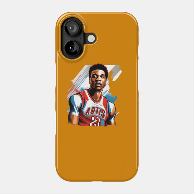 Anthony Edwards NBA player's T-shirt Phone Case by Nizar clothing store 