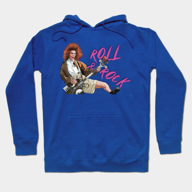 Young Einstein: Roll & Rock Hoodie by 51Deesigns