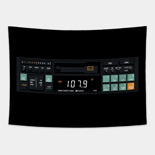 Vintage Alpine Cassette Deck 7374 Tapestry by taomotorsport