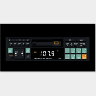 Vintage Alpine Cassette Deck 7374 Posters and Art