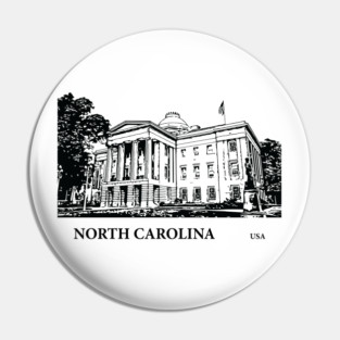 North Carolina State USA Pin