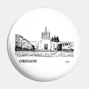Oregon State USA Pin