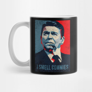 Ronald Reagan i smell commies Mug