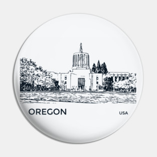 Oregon State USA Pin