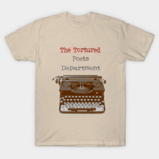 The Tortured Poets Department (old typewriter style) T-Shirt