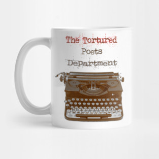 The Tortured Poets Department (old typewriter style) Mug
