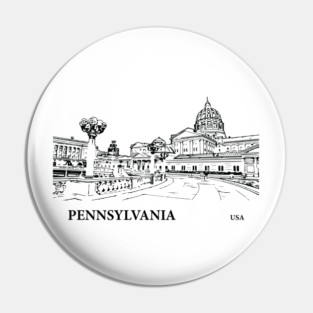 Pennsylvania State USA Pin