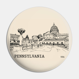 Pennsylvania State USA Pin